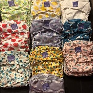 Bambino Mio Reusable Cloth Diapers - assorted gender neutral lot